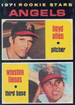 1971 Topps Baseball Cards      152     Lloyd Allen RC/Winston Llenas RC
